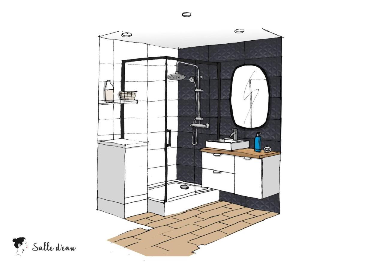 Ilunabarra - Appartement Calme, Vue Mer, Parking - WiFi&Netflix Ciboure Exteriör bild