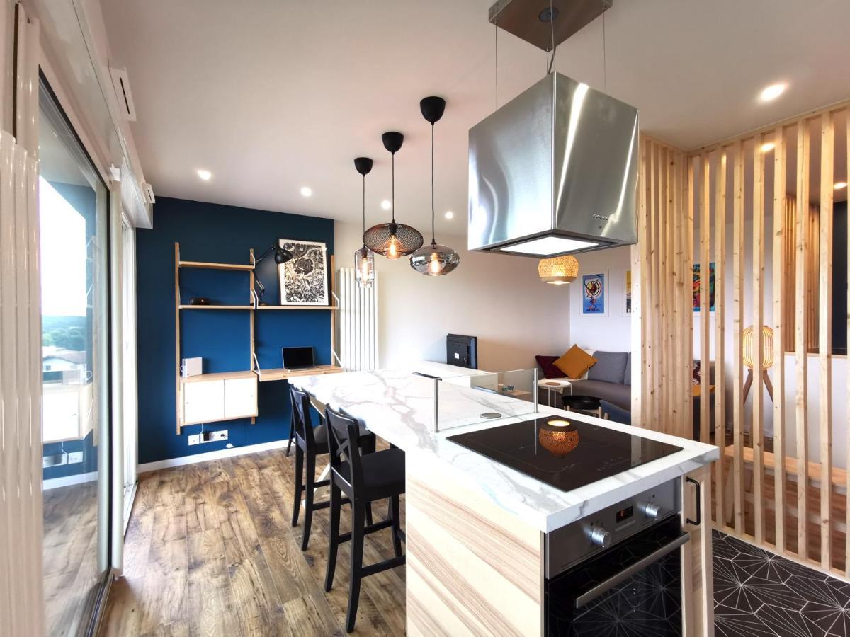 Ilunabarra - Appartement Calme, Vue Mer, Parking - WiFi&Netflix Ciboure Exteriör bild