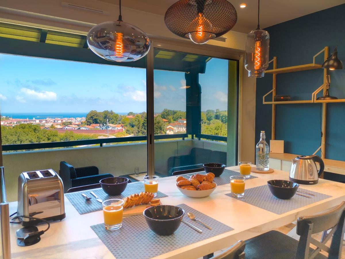 Ilunabarra - Appartement Calme, Vue Mer, Parking - WiFi&Netflix Ciboure Exteriör bild