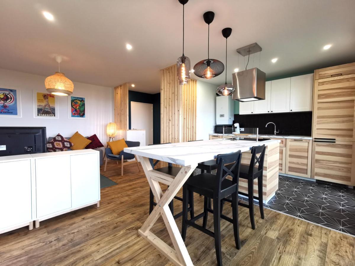 Ilunabarra - Appartement Calme, Vue Mer, Parking - WiFi&Netflix Ciboure Exteriör bild